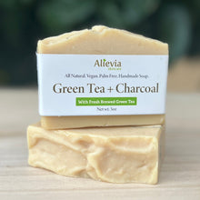 Green Tea and Charcoal Artisan Soap