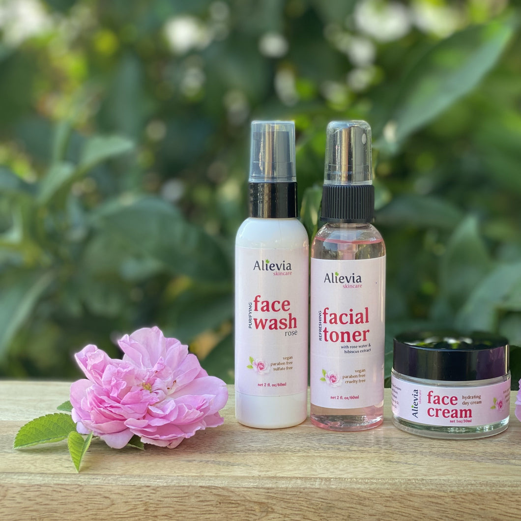 Rose Facial Care Starter set